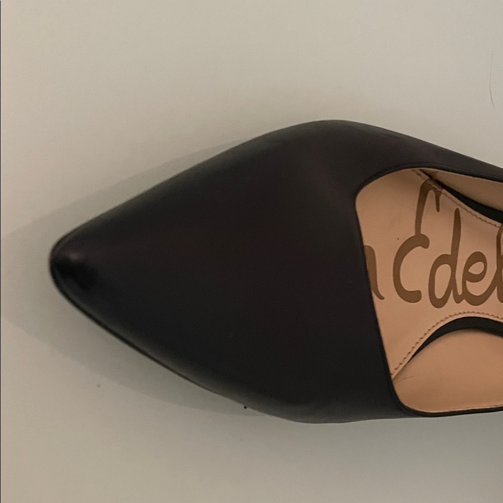 Sam Edelman Black Pointed Toe Heels - Picture 4 of 5